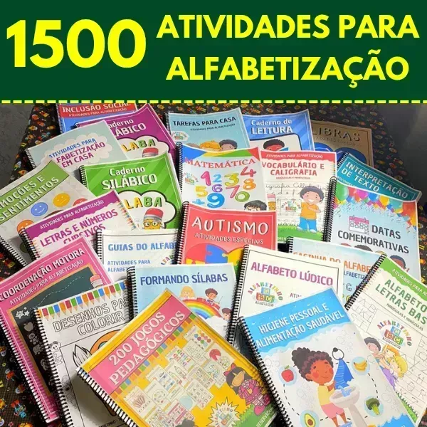 1500 Atividades para Alfabetizacao Educacao Infantil