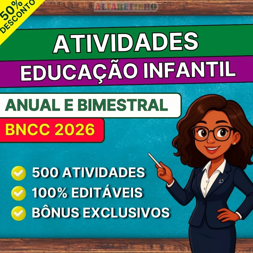 500 Atividades Educacao Infantil Bercario Maternal e Pre Escola BNCC 2026