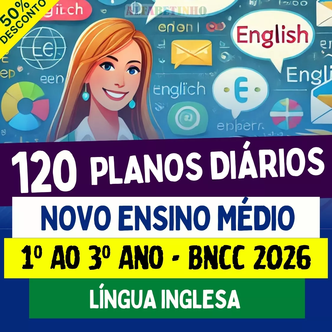 plano de aula pronto diário novo ensino médio, bncc, língua inglêsa
