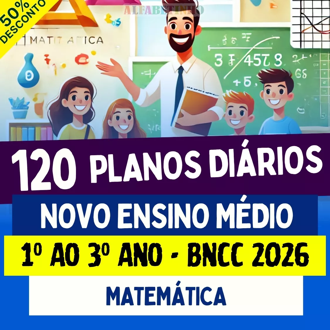 plano de aula pronto diário novo ensino médio, bncc, matemática