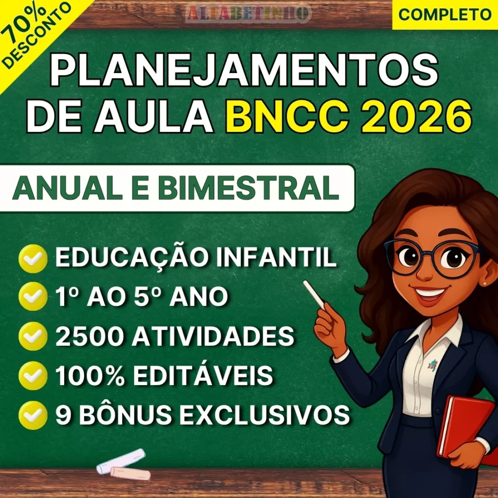 atividades prontas 1 ao 5 ano bncc 2026 2