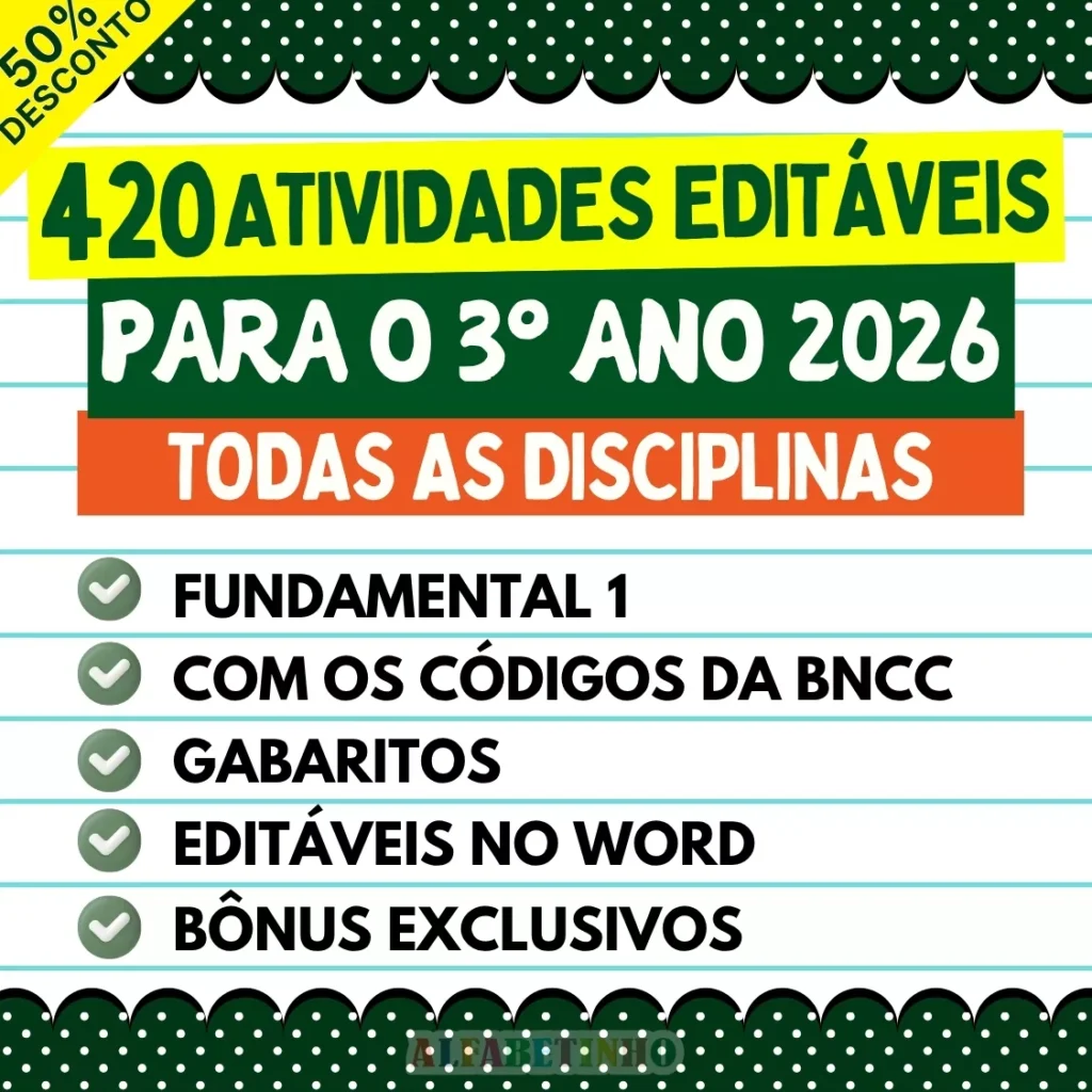 atividades prontas 1 ao 5 ano bncc 2026 7