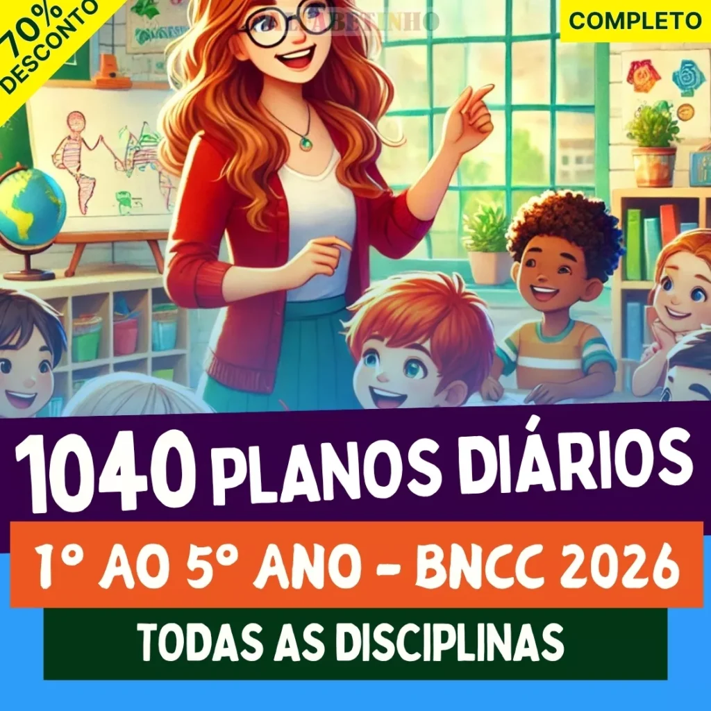 plano de aula diario do 1 ano 5 ano bncc 2026 2