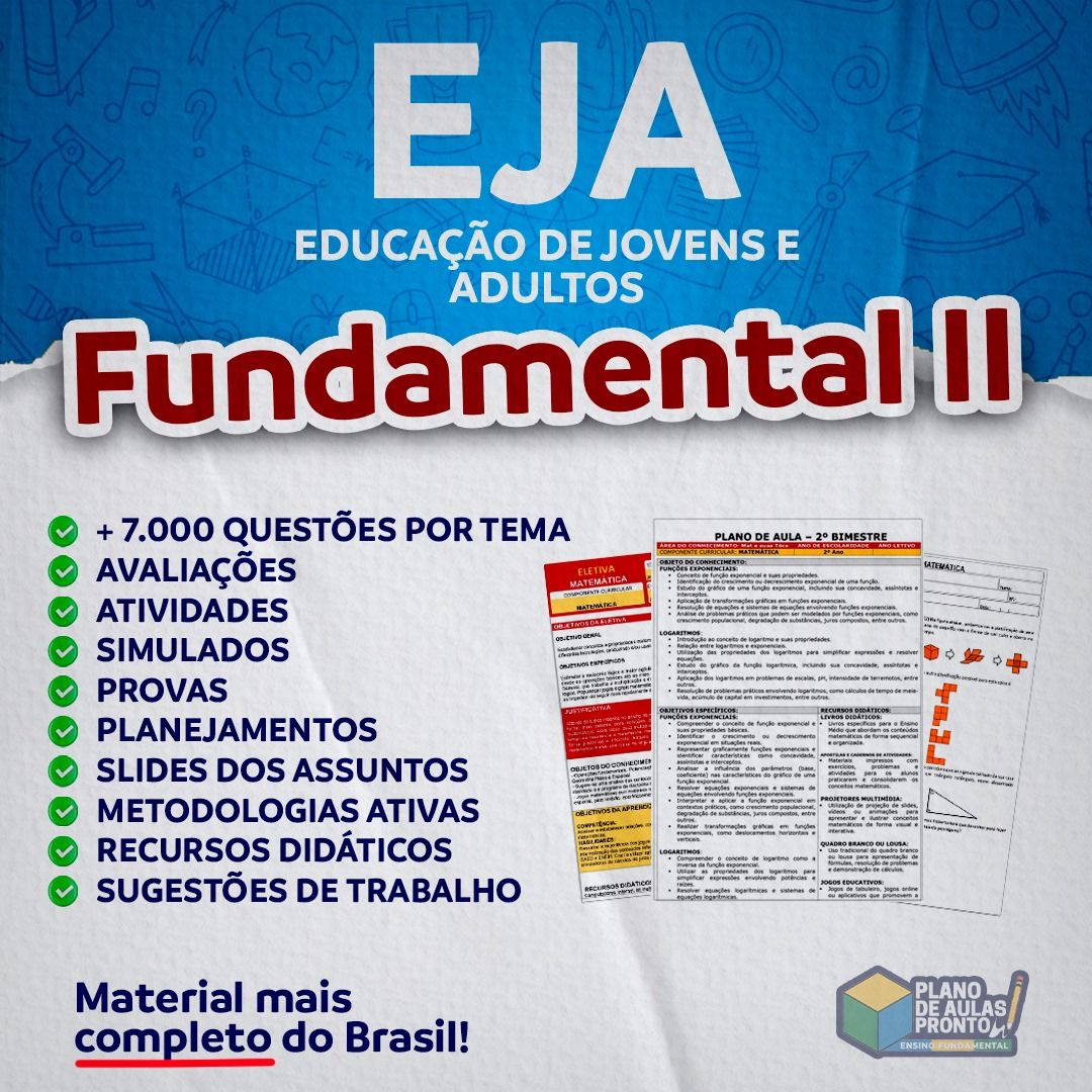 planejamento para eja