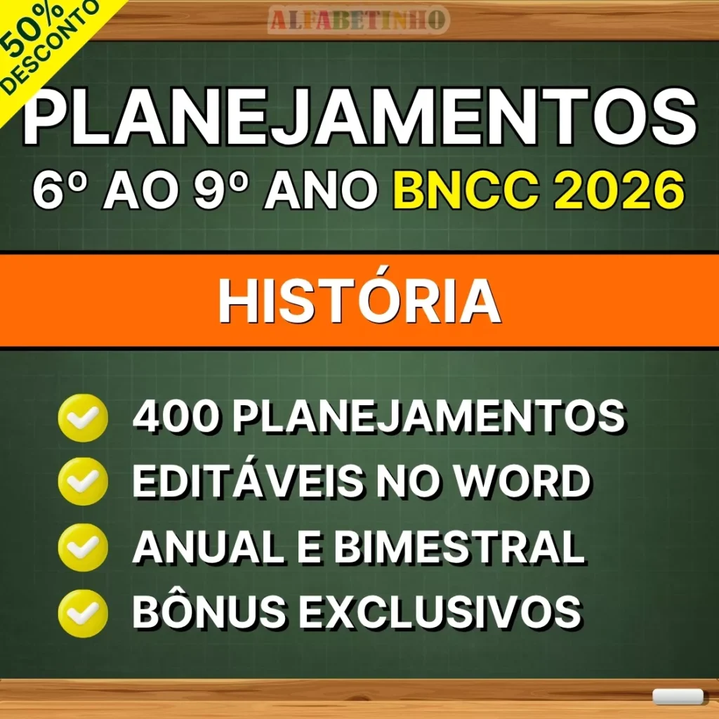 plano de aula pronto anual e binestral 6° ao 9° ano bncc 2026 6