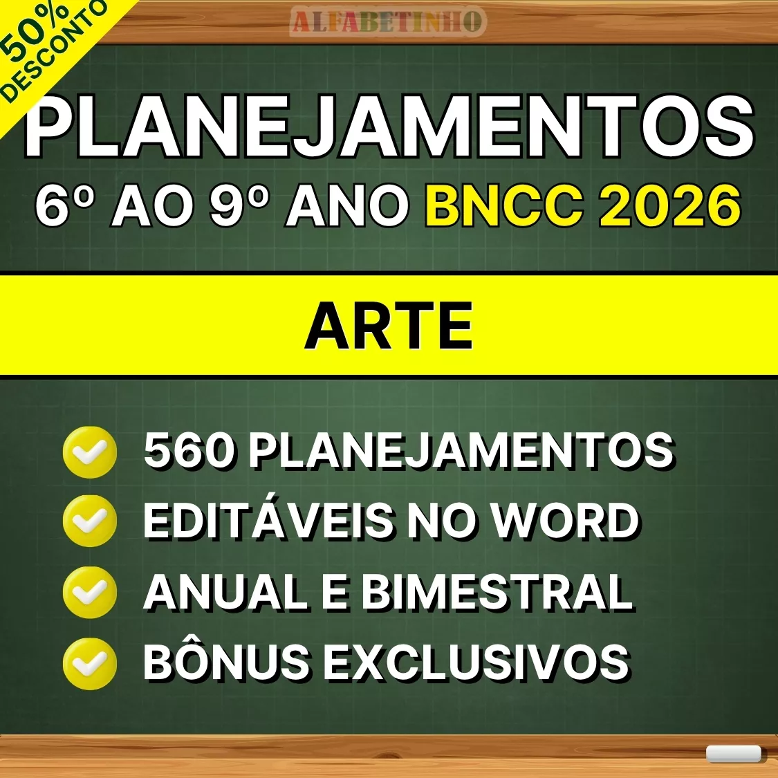 plano de aula pronto 6º ao 9º ano bncc 2026, arte, 560 planos de aula prontos, editáveis no word, anual e bimestral