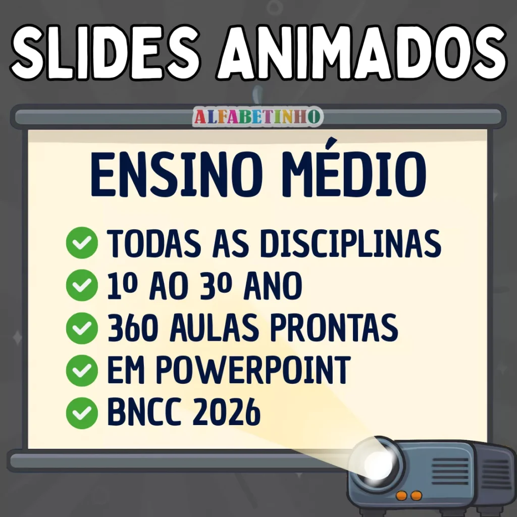 plano de aula pronto slides animados novo ensino medio bncc 2026 2